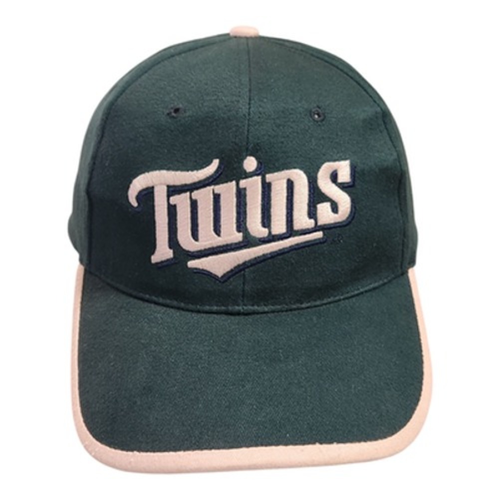 Vintage 1998 Minnesota Twins Dairy Queen Promo Snapback Hat Green Cream NWT